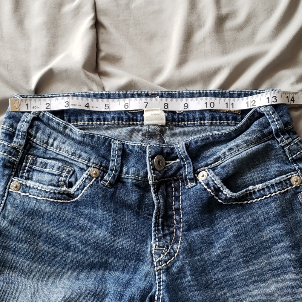 SILVER Suki Capri Size 26 - Picture 7 of 8